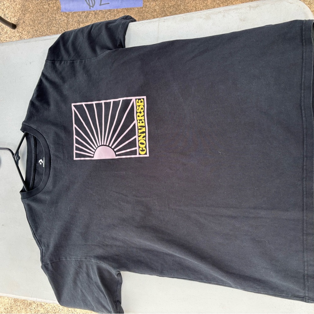 Converse Oversized Black T-Shirt